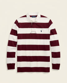 RL Signature Rugby Jersey Classic - Burgundy + White