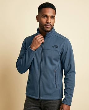 TNF Apex Flex Soft Shell Jacket - Navy Blue - view 2