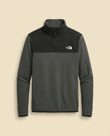 TNF Glacier Quarter-Zip Fleece - Dark Grey + Black