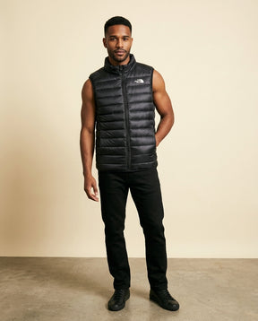TNF Stretch Down Vest - Black - view 3