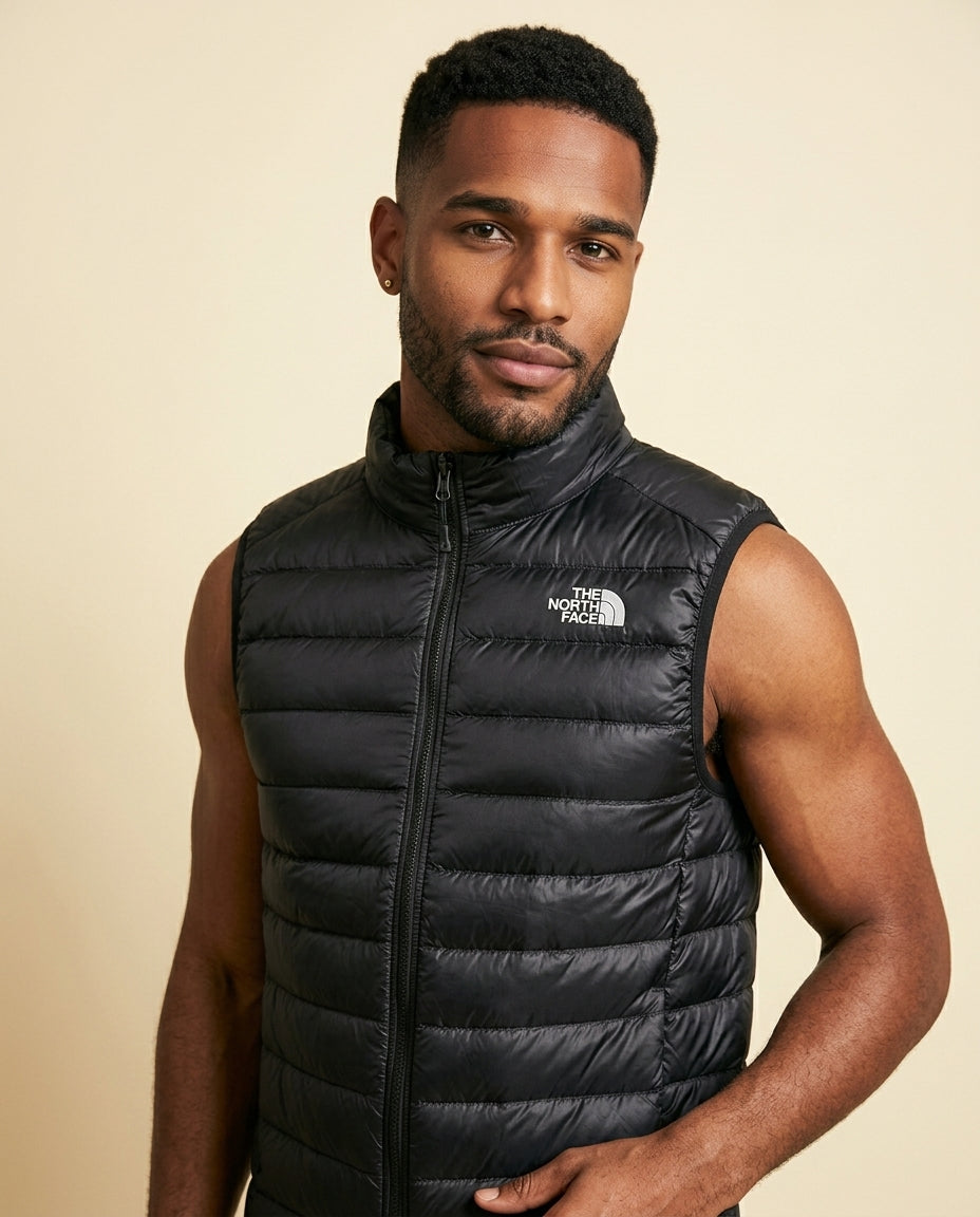 TNF Stretch Down Vest - Black - view 2