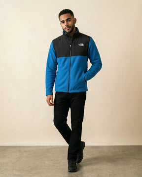 TNF Denali Fleece Jacket - Blue + Black - view 3