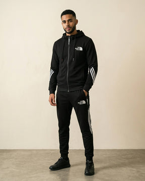 TNF Signature Tracksuit Set - Black + White - view 3