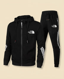 TNF Signature Tracksuit Set - Black + White