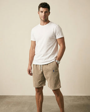 RL Prestige Corduroy Casual Shorts - Khaki - view 3