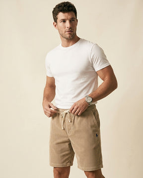 RL Prestige Corduroy Casual Shorts - Khaki - view 2