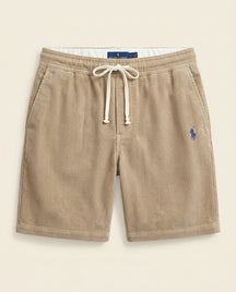 RL Prestige Corduroy Casual Shorts - Khaki