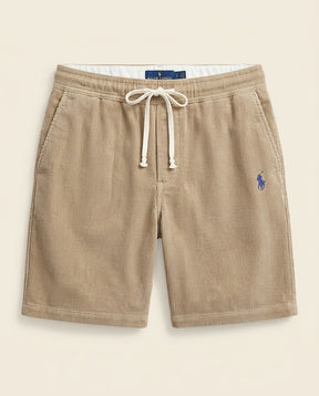 RL Prestige Corduroy Casual Shorts - Khaki