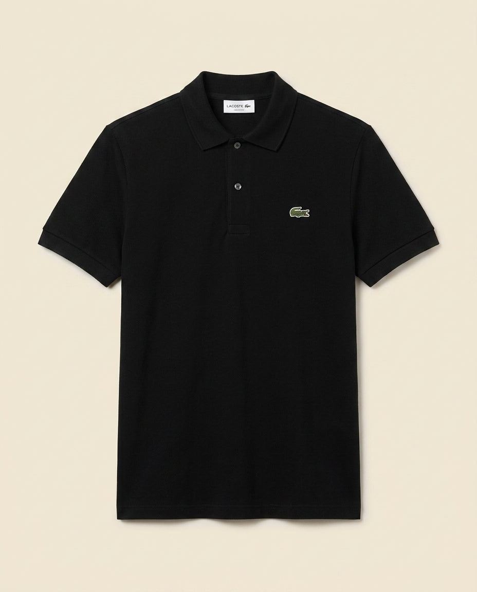 LC Classic Piqué Polo Noir - Black