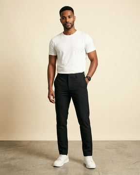Slim Stretch Dress Trouser Black - Black - view 3