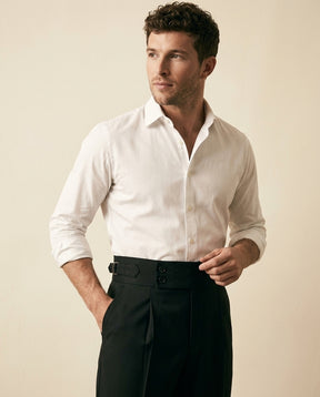Double Pleat High-Waist Trouser Black - Black - view 2