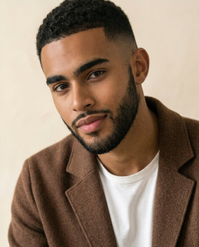 Wool-Blend Casual Blazer Camel - Camel - view 4
