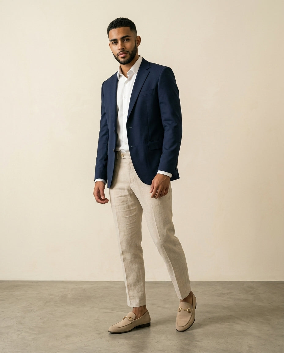 Suede Horsebit Loafer Beige - Beige - view 3
