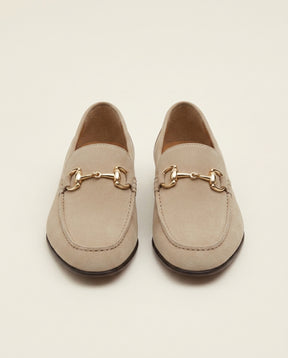 Suede Horsebit Loafer Beige - Beige - view 2