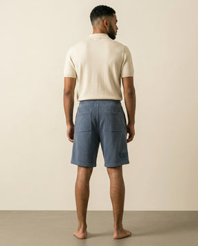 LC Paris Fleece Shorts Steel Blue - Steel Blue - view 4