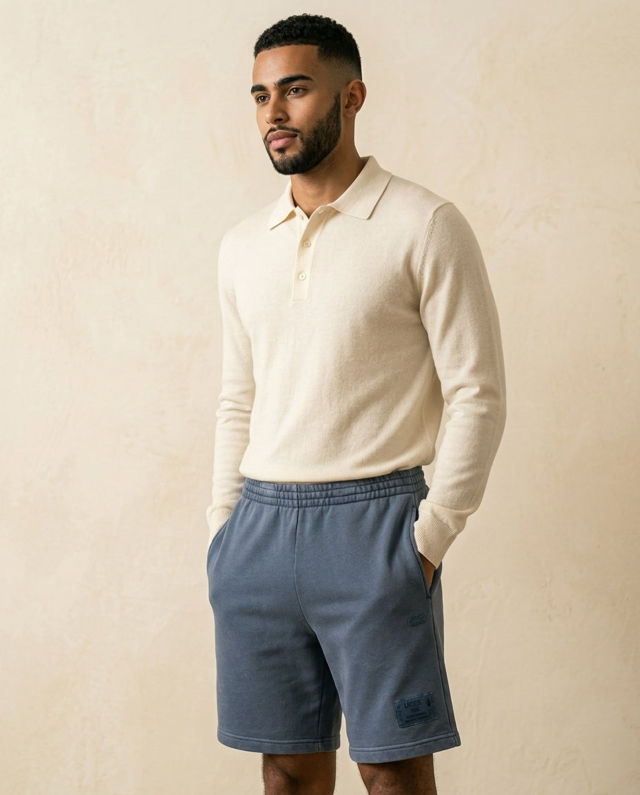 LC Paris Fleece Shorts Steel Blue - Steel Blue - view 2