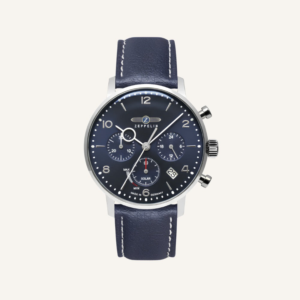 Zeppelin 100 Years Blue Chronograph Watch