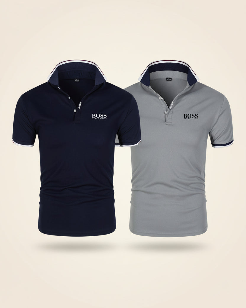 HB - Essential Ribbed Quarter-Zip Knit