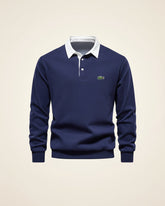 LC Refined Long-Sleeve Polo Fleece