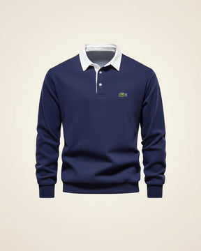 LC Refined Long-Sleeve Polo Fleece