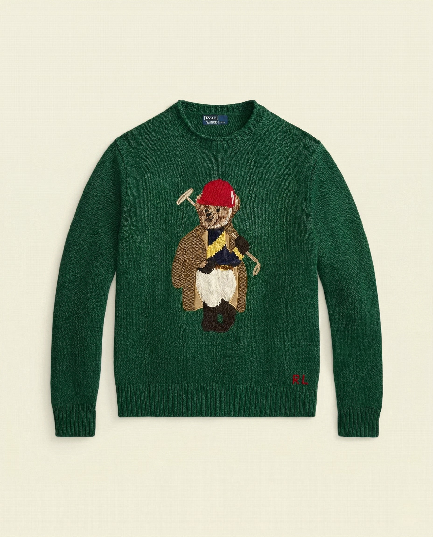 RL Polo Bear Golf Knit Sweater