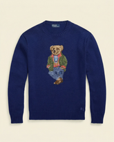 RL Polo Bear Indigo Knit Sweater